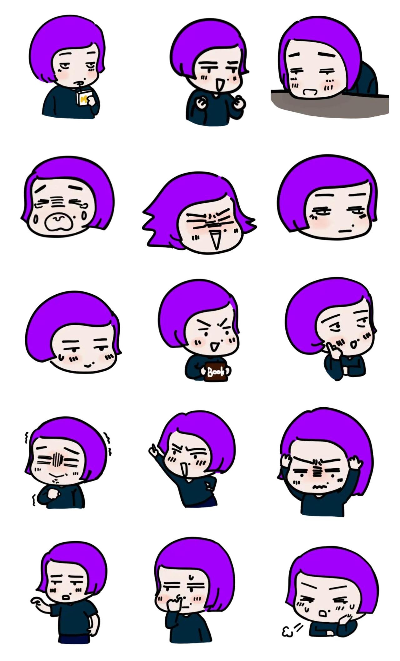 Emotion etc emotion sticker pack for Whatsapp, Telegram, Signal, and others chatting and message apps