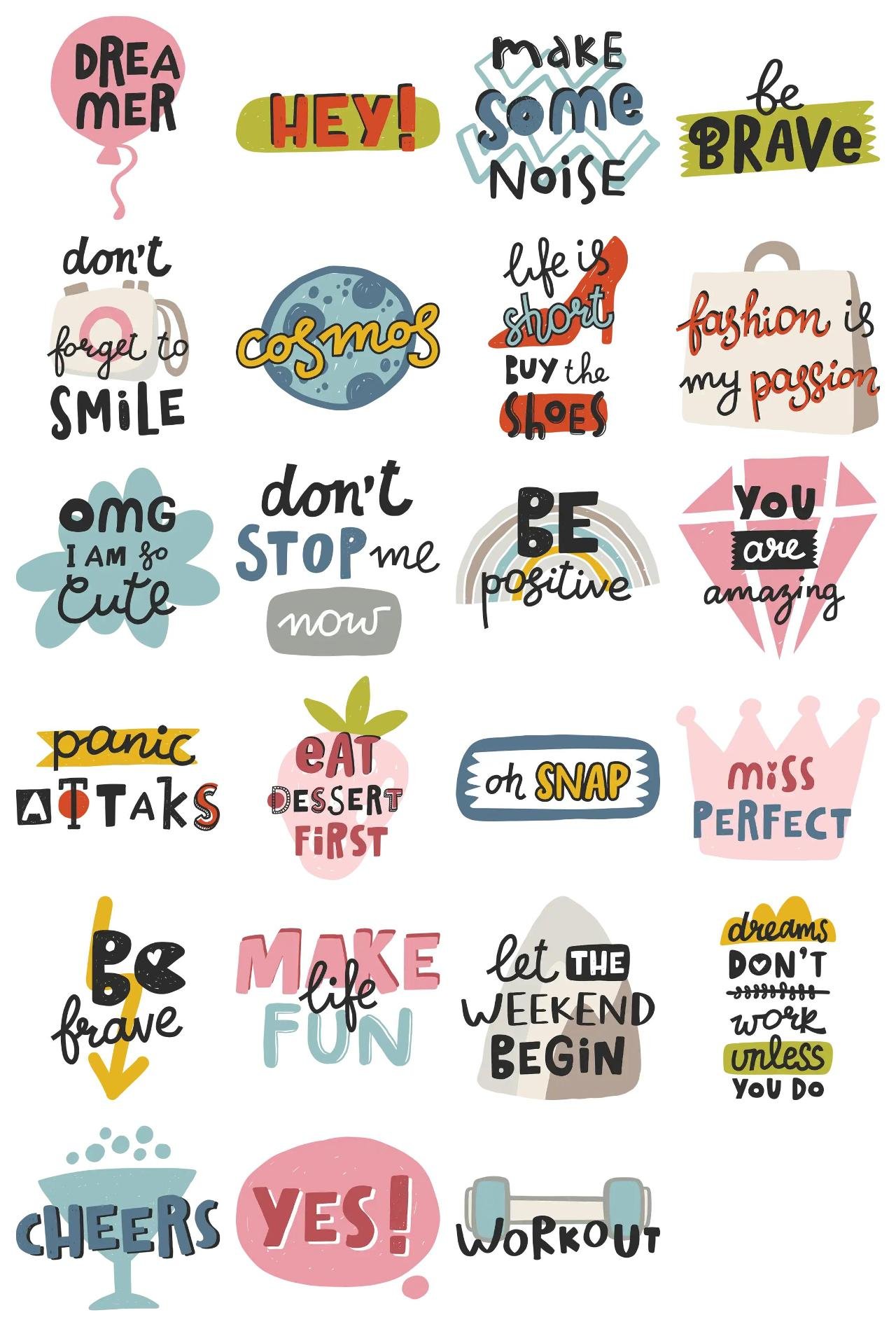 Motivational quotes Phrases,Culture,FAMILY sticker pack for Whatsapp, Telegram, Signal, and others chatting and message apps