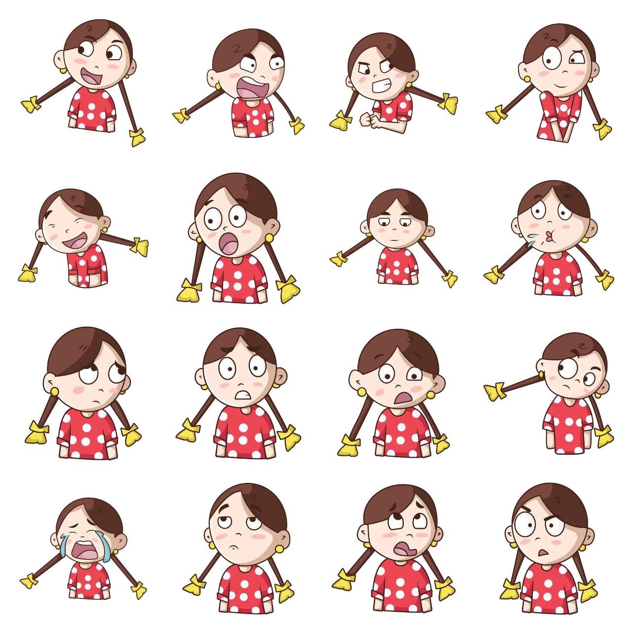 Beautiful Girl Animation/Cartoon,People,INDIA sticker pack for Whatsapp, Telegram, Signal, and others chatting and message apps