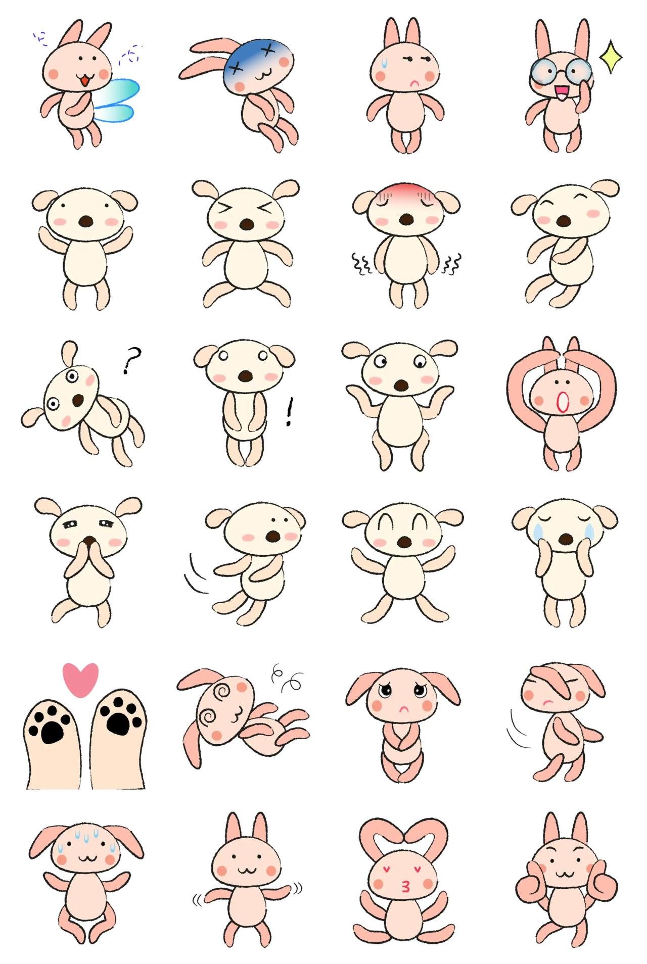 My favorite dolls Animals,Animation/Cartoon,Romance sticker pack for Whatsapp, Telegram, Signal, and others chatting and message apps