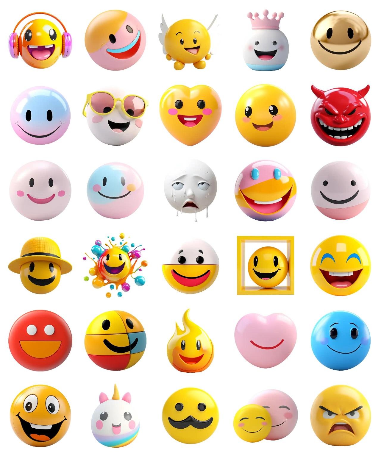 Smiley Fun Collection Animation/Cartoon,Etc,Objects sticker pack for Whatsapp, Telegram, Signal, and others chatting and message apps