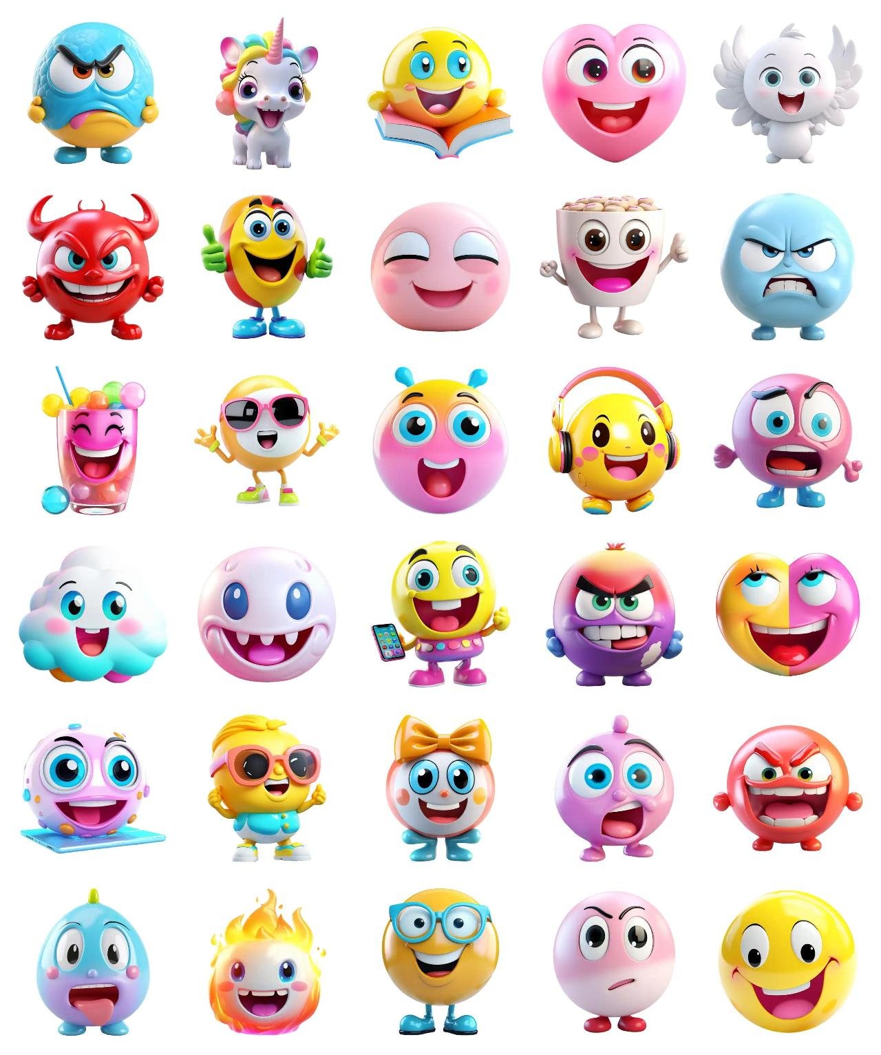 Emoji Fun Animation/Cartoon,Gag,Etc sticker pack for Whatsapp, Telegram, Signal, and others chatting and message apps