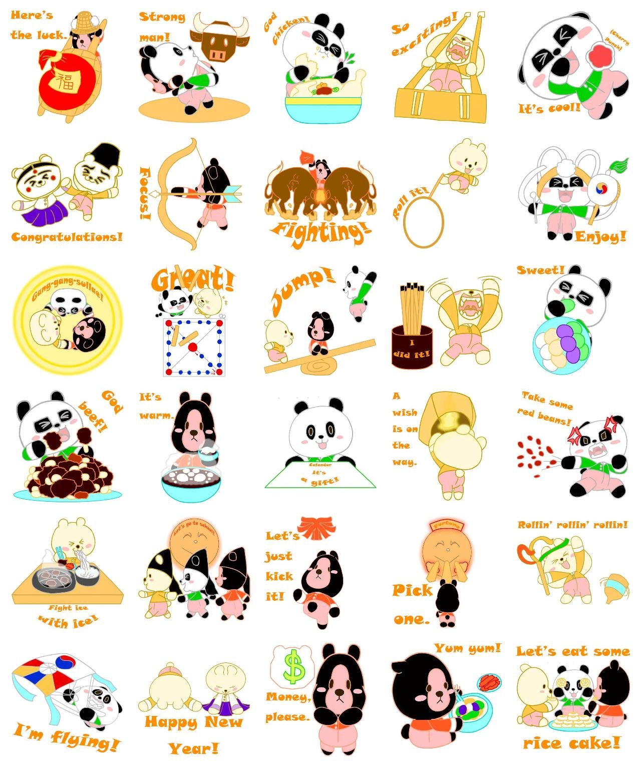 What a Happy Holy Day! Animals,FAMILY,Culture sticker pack for Whatsapp, Telegram, Signal, and others chatting and message apps