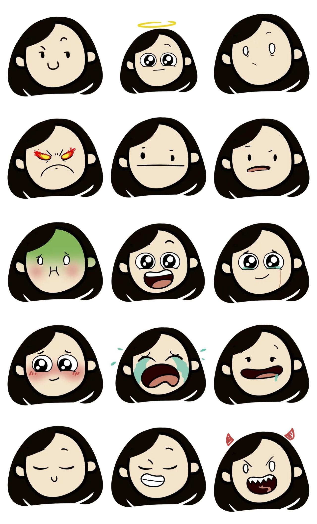 Sunny Smile 2 Animation/Cartoon,People sticker pack for Whatsapp, Telegram, Signal, and others chatting and message apps