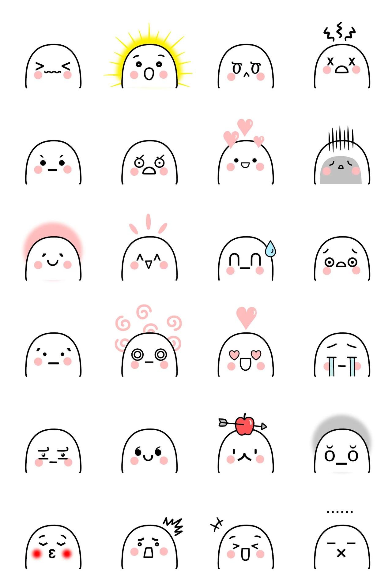 emotional emoji Animation/Cartoon,emotion sticker pack for Whatsapp, Telegram, Signal, and others chatting and message apps