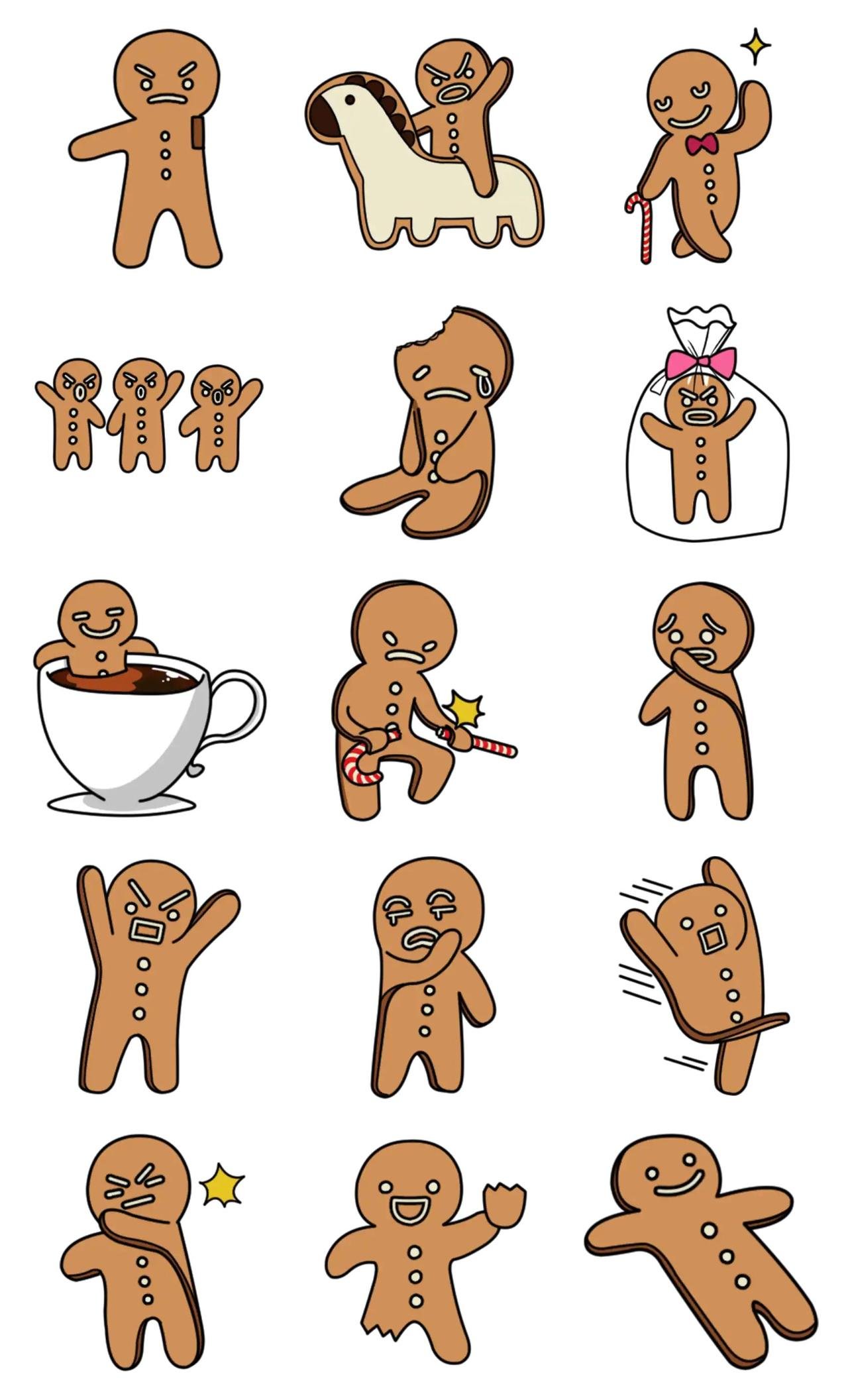 Ginger man Animation/Cartoon,Etc sticker pack for Whatsapp, Telegram, Signal, and others chatting and message apps