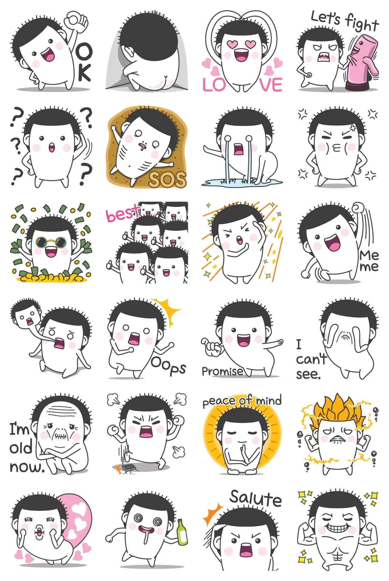 Dochil-i Gag,Etc sticker pack for Whatsapp, Telegram, Signal, and others chatting and message apps