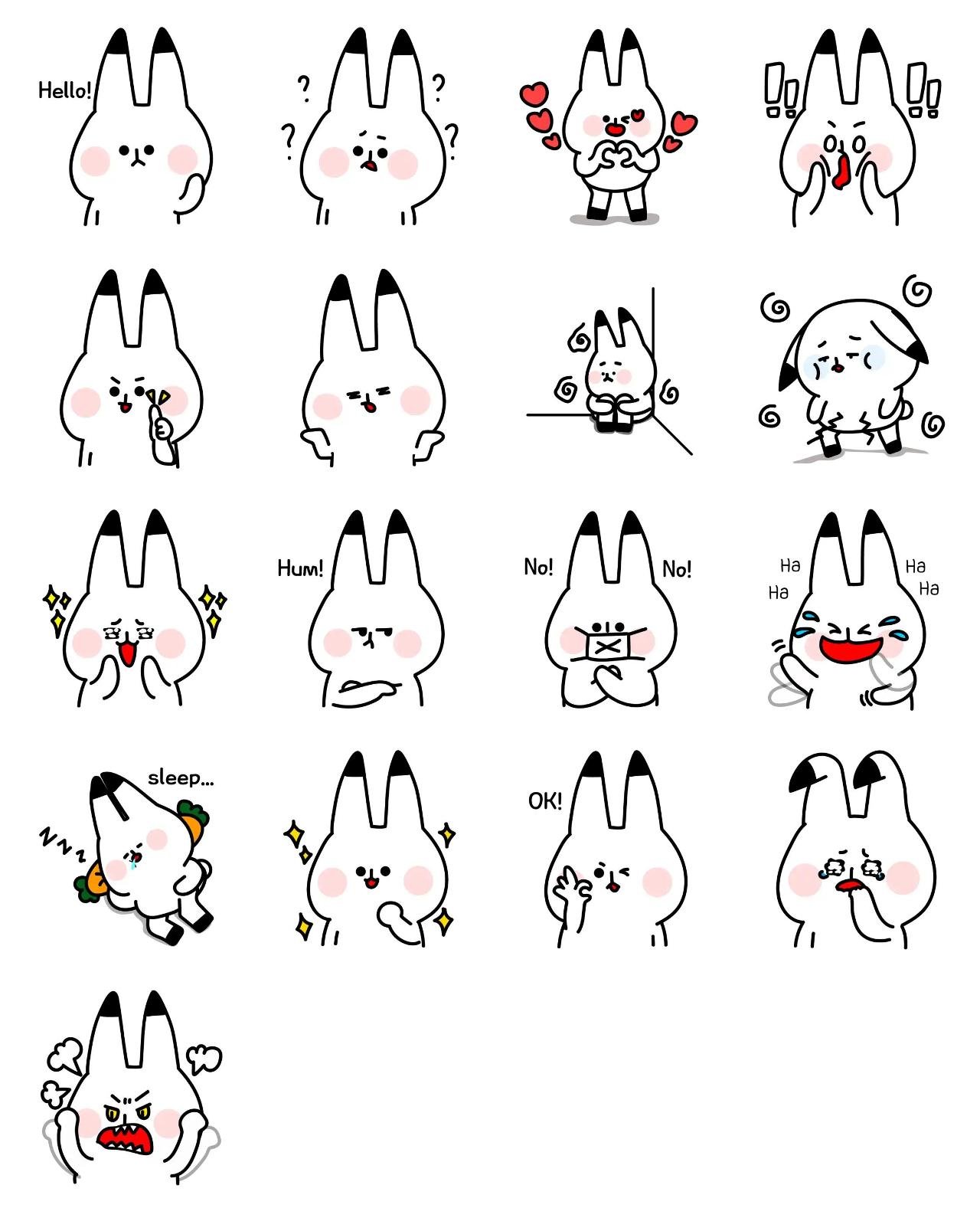 Lovely Chato Animation/Cartoon,Animals,emotion sticker pack for Whatsapp, Telegram, Signal, and others chatting and message apps