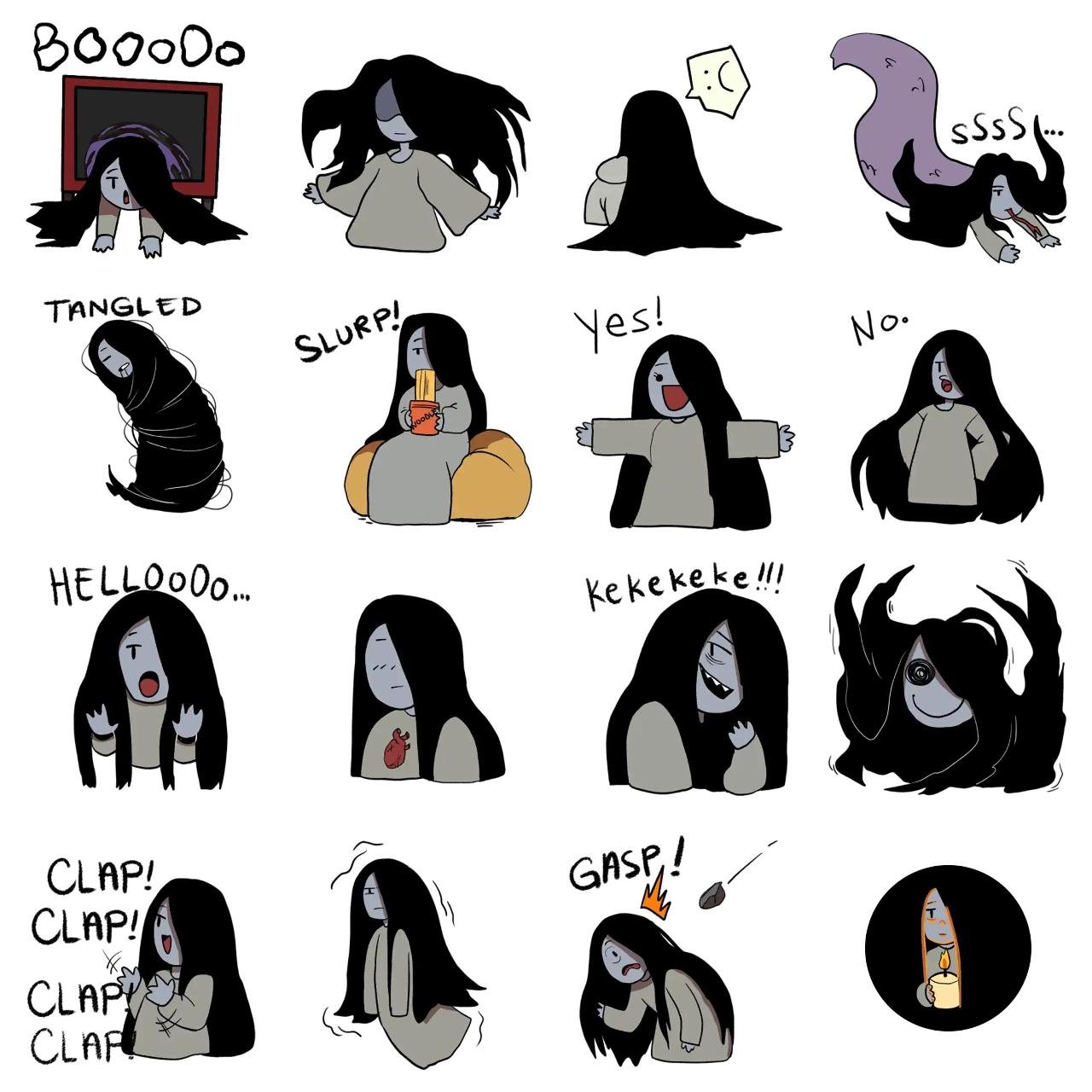 sako Animation/Cartoon sticker pack for Whatsapp, Telegram, Signal, and others chatting and message apps