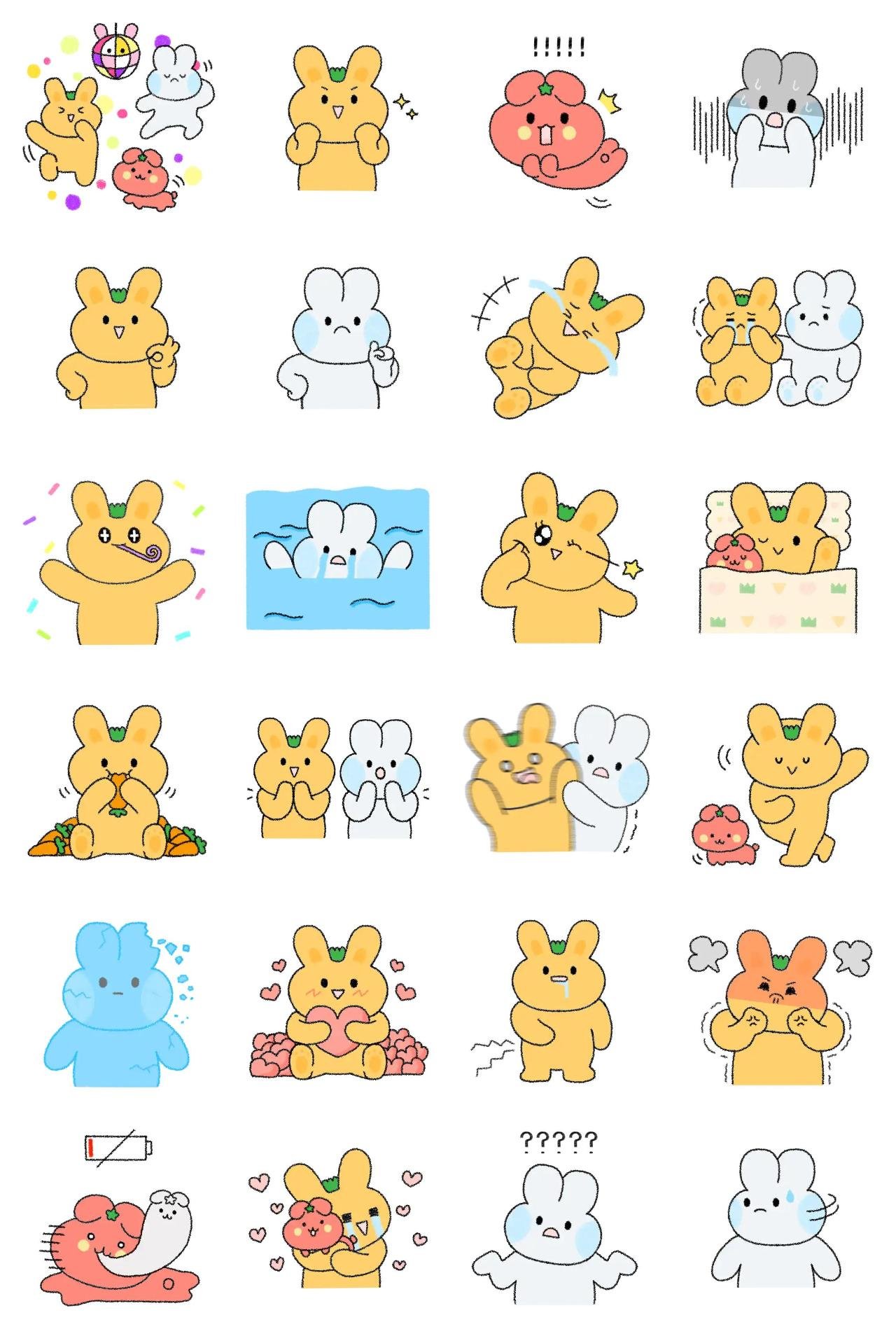 Tosamz Animation/Cartoon,Animals,emotion,adjective,Colors sticker pack for Whatsapp, Telegram, Signal, and others chatting and message apps