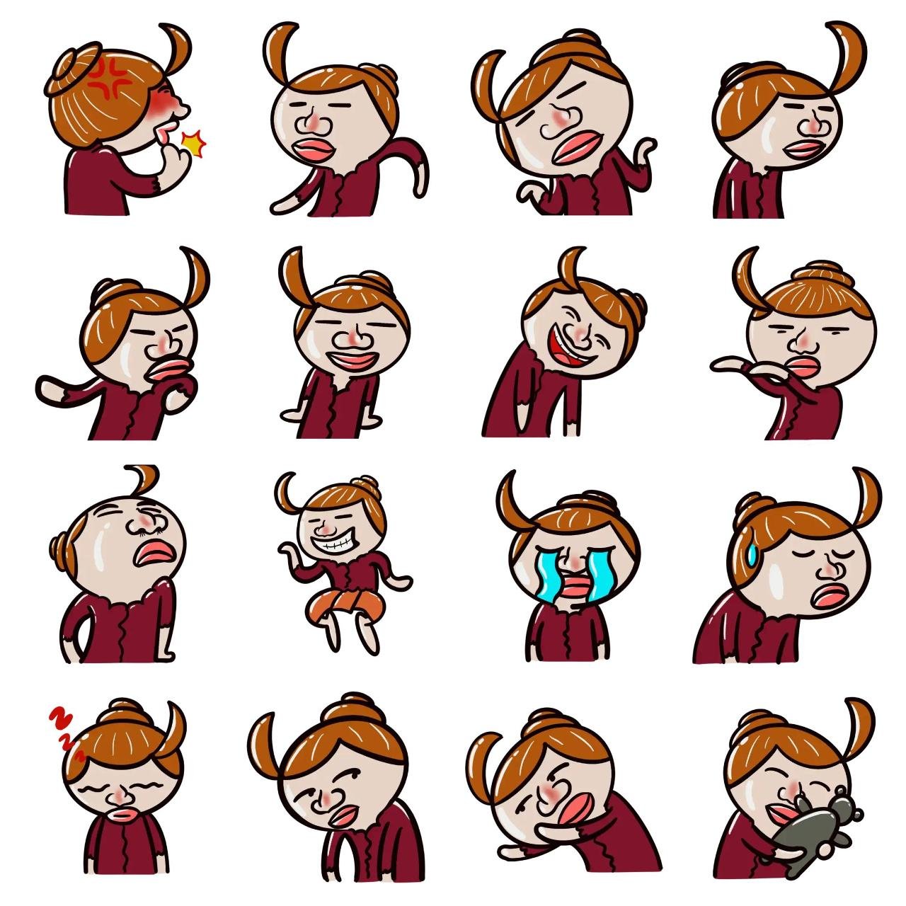 Ni Cu Nonk Animation/Cartoon,People,Imaginations sticker pack for Whatsapp, Telegram, Signal, and others chatting and message apps