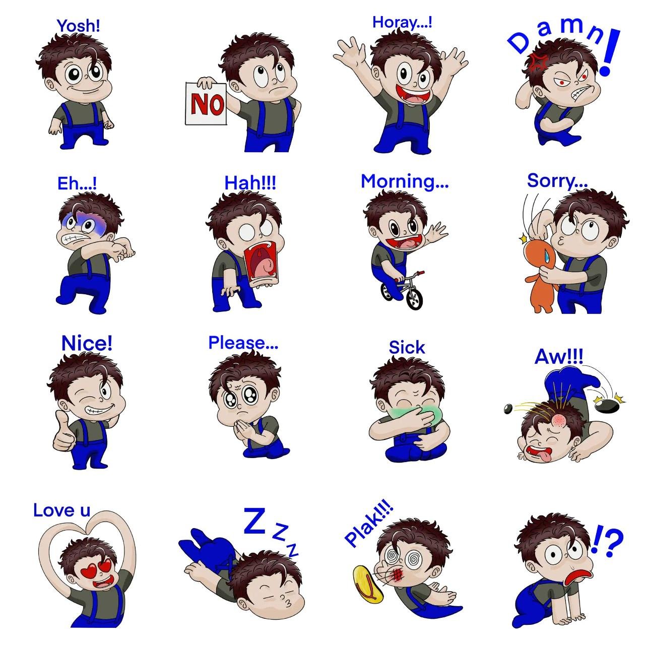 Marco pol Animation/Cartoon,People,Transporations sticker pack for Whatsapp, Telegram, Signal, and others chatting and message apps