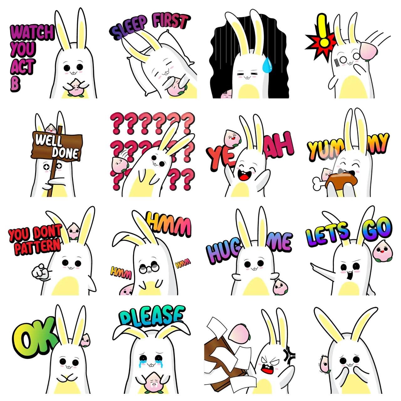 Nary and Mosi Animation/Cartoon,emotion sticker pack for Whatsapp, Telegram, Signal, and others chatting and message apps