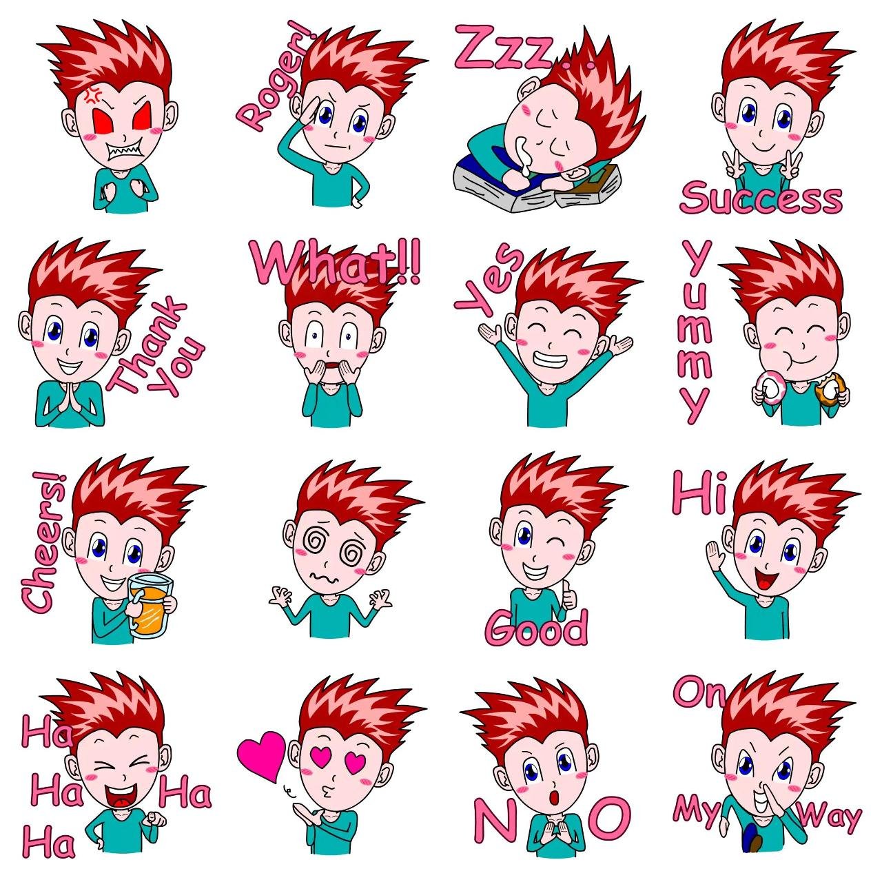 Dheeto Animation/Cartoon sticker pack for Whatsapp, Telegram, Signal, and others chatting and message apps