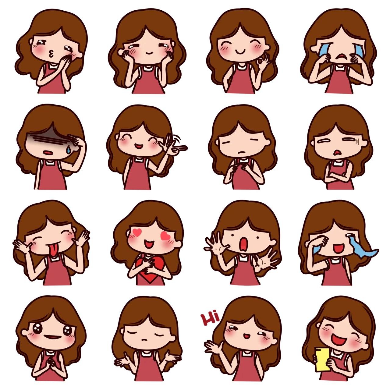 Gochujang Animation/Cartoon sticker pack for Whatsapp, Telegram, Signal, and others chatting and message apps