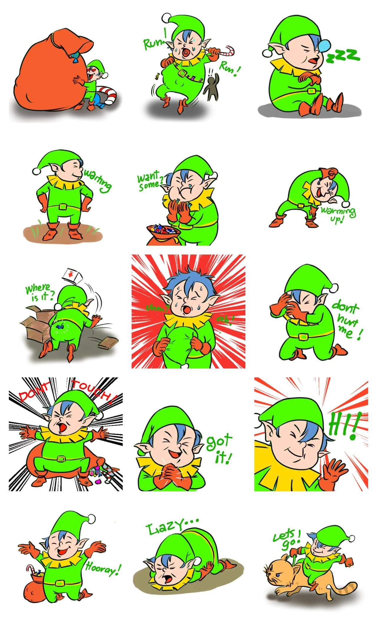 Bonbon Animation/Cartoon sticker pack for Whatsapp, Telegram, Signal, and others chatting and message apps