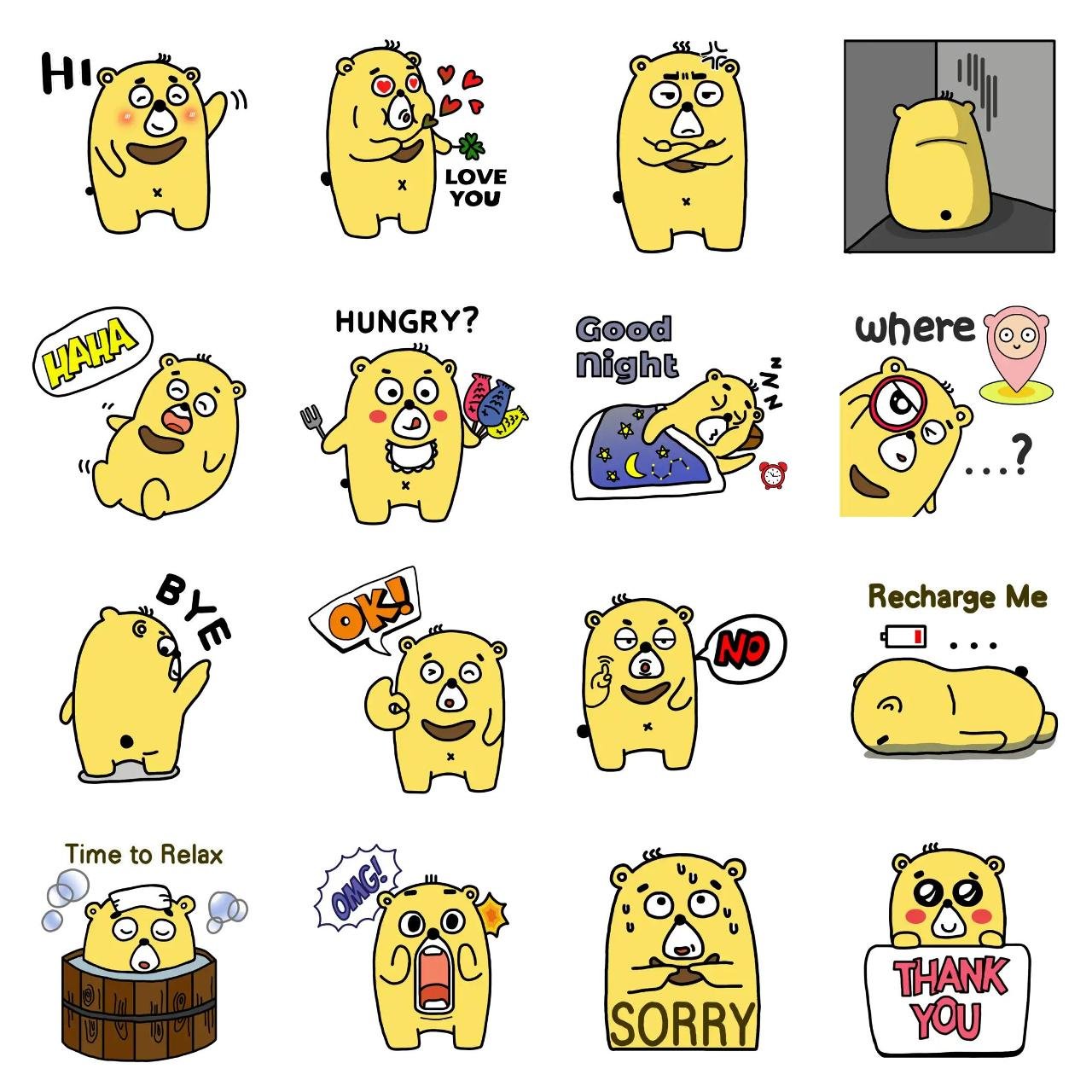 My Tomu Animation/Cartoon,Animals sticker pack for Whatsapp, Telegram, Signal, and others chatting and message apps