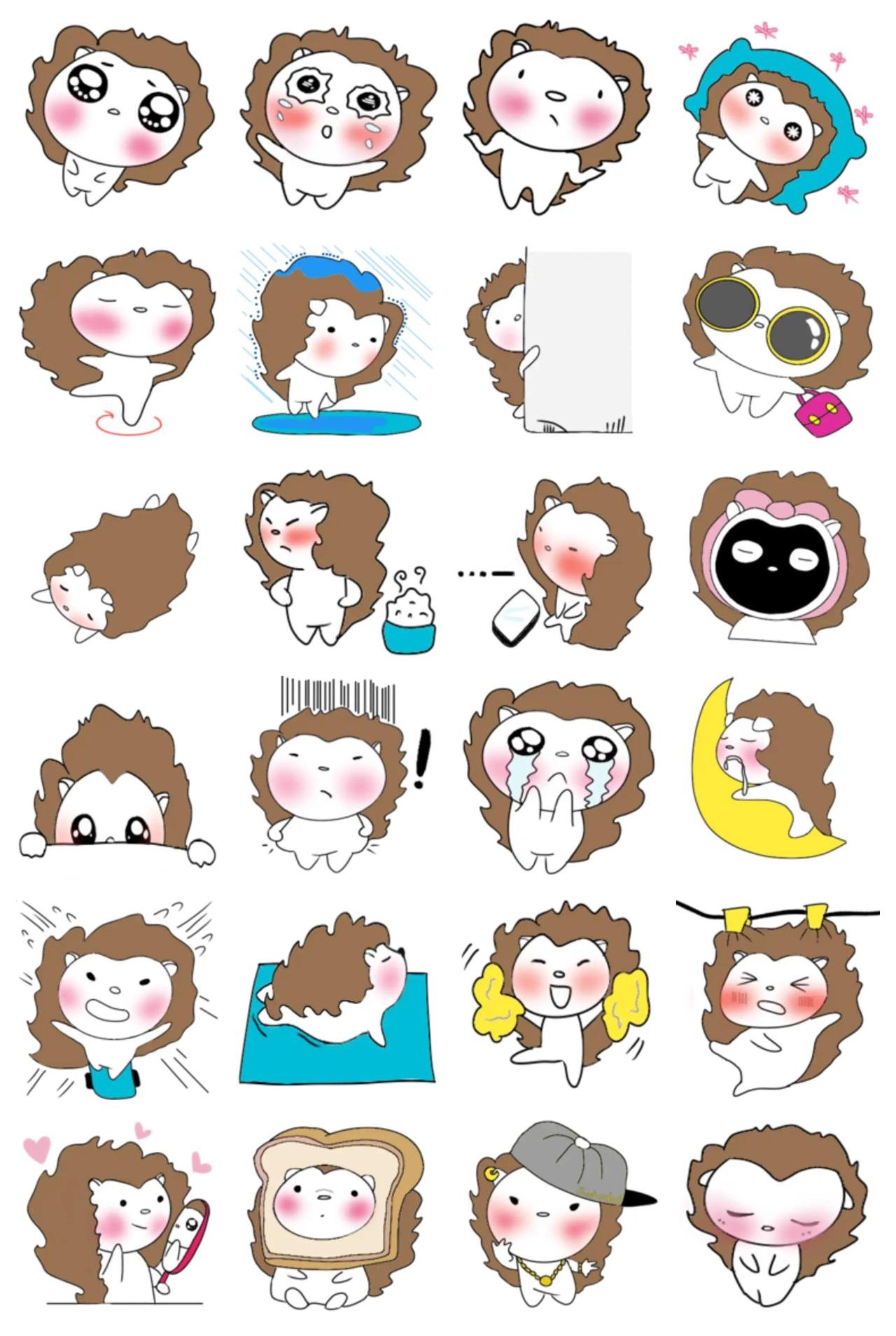 juchodal Animation/Cartoon,Romance,People,Etc sticker pack for Whatsapp, Telegram, Signal, and others chatting and message apps