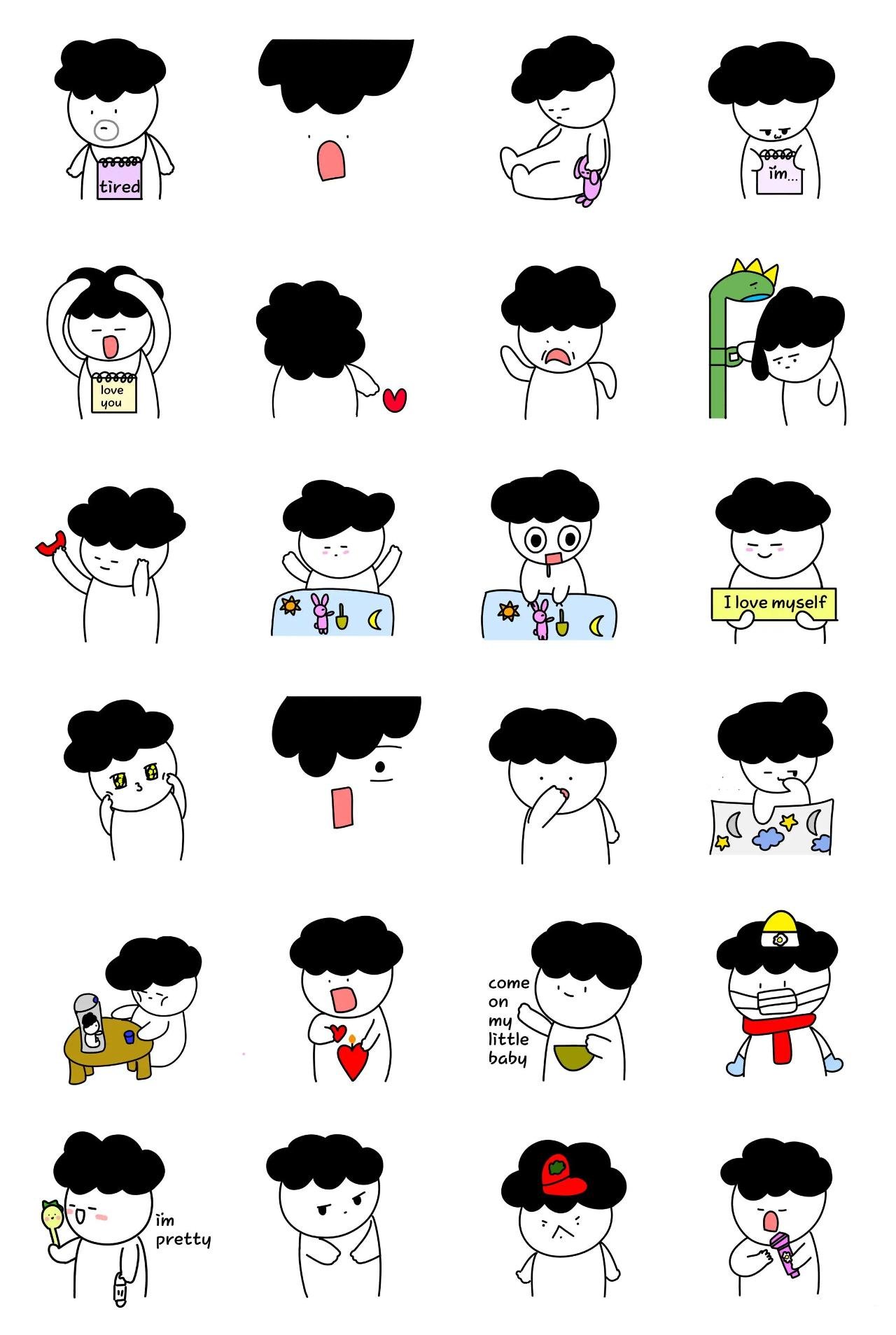 pretty wool Animation/Cartoon,People,Romance,Etc sticker pack for Whatsapp, Telegram, Signal, and others chatting and message apps