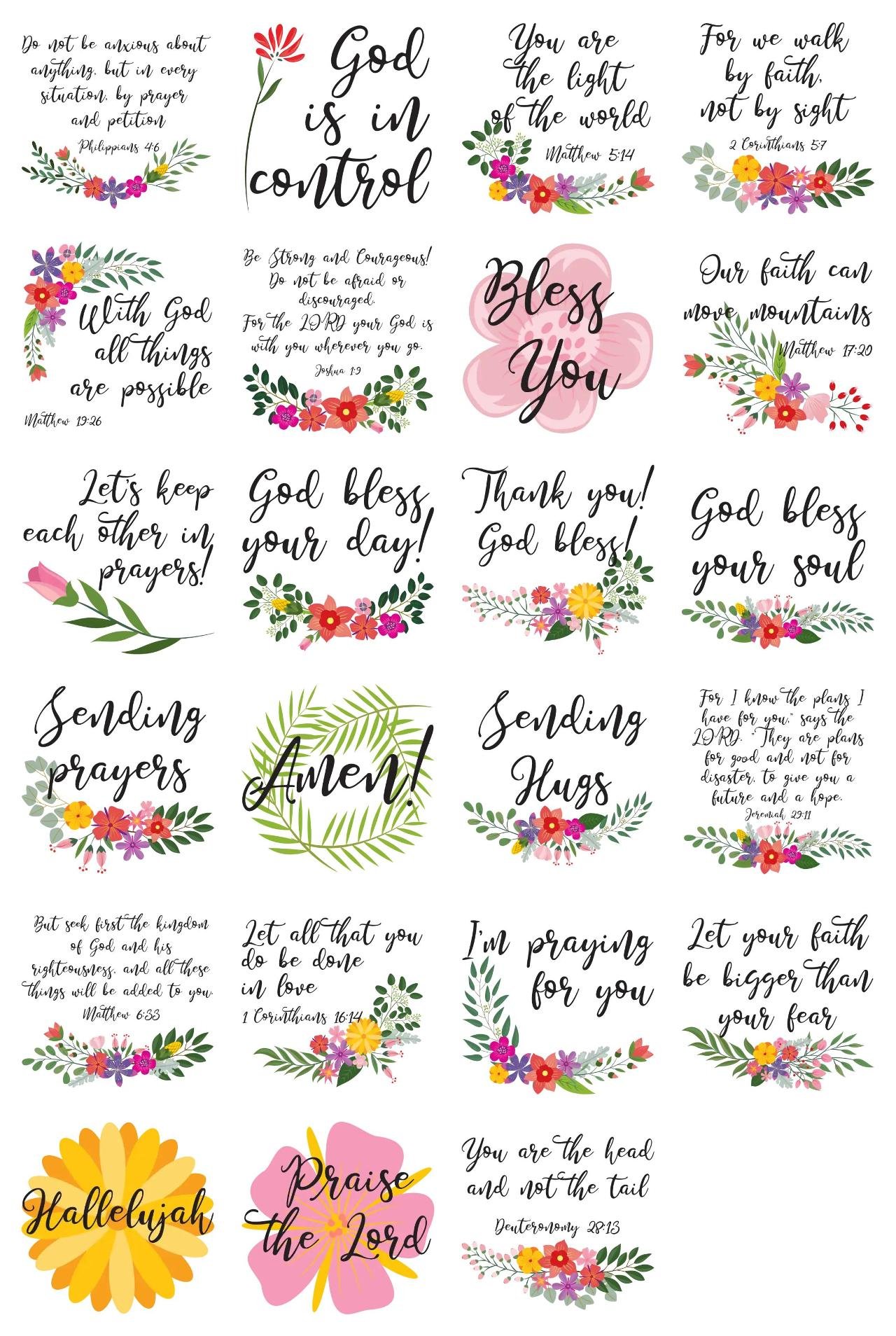 Bible Verses & Greetings Animation/Cartoon,Culture,Etc,Phrases sticker pack for Whatsapp, Telegram, Signal, and others chatting and message apps