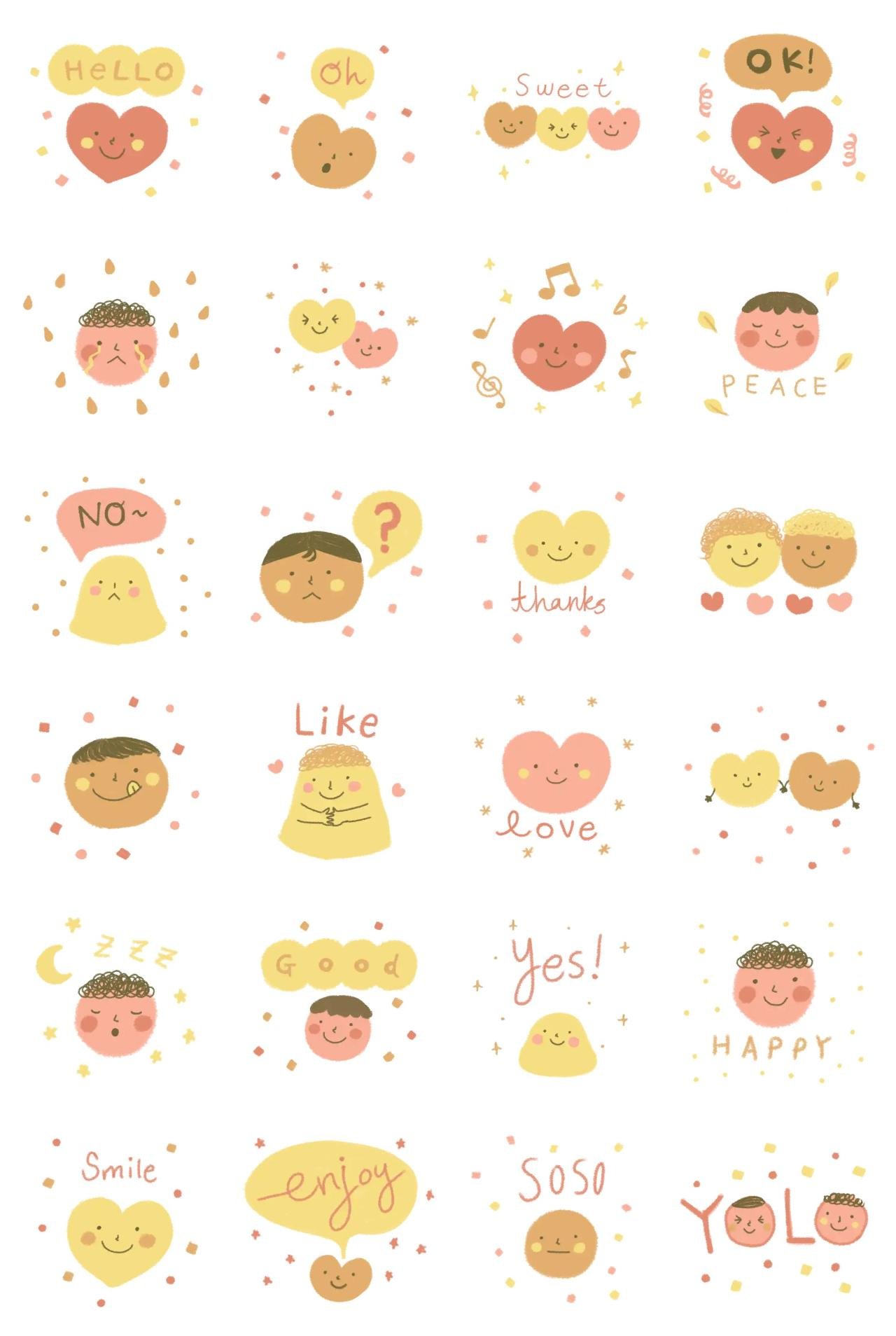 Warmy friends Animation/Cartoon,Romance,Valentine,Objects,Etc sticker pack for Whatsapp, Telegram, Signal, and others chatting and message apps