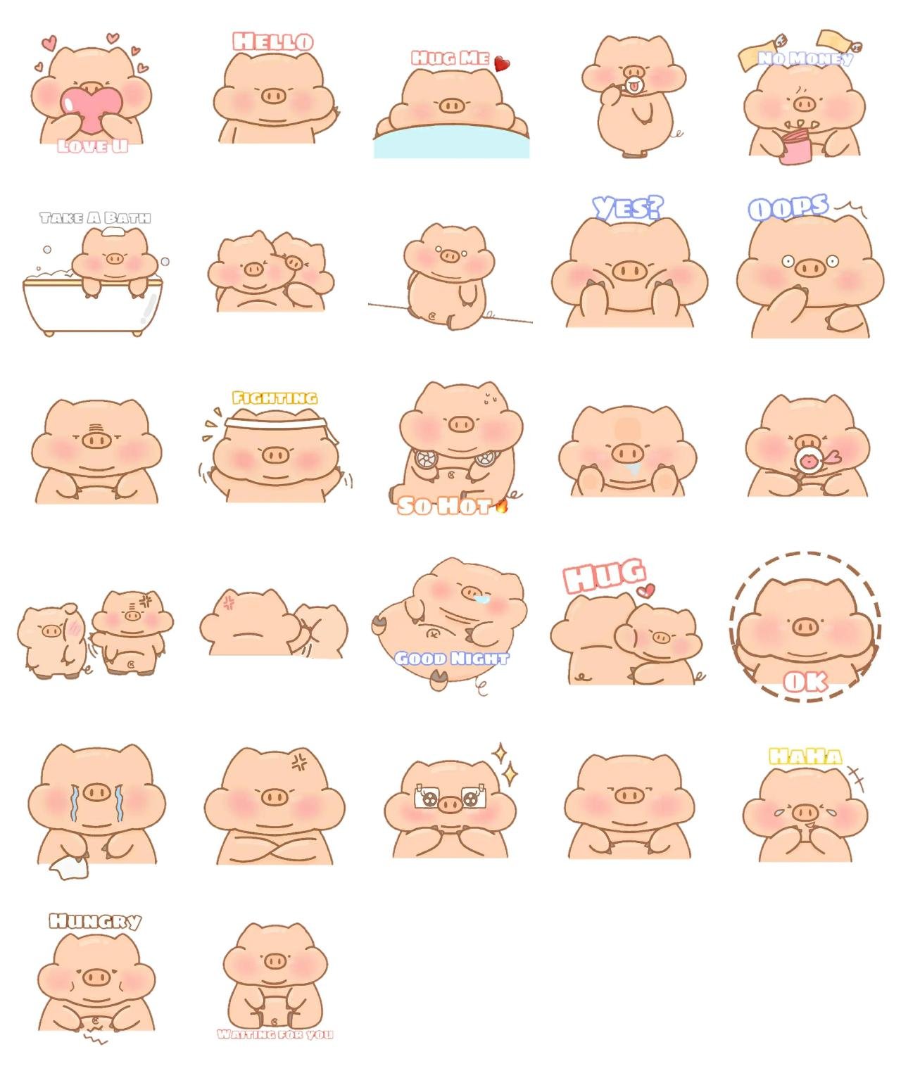 Boulette's Daily Life Animation/Cartoon,emotion sticker pack for Whatsapp, Telegram, Signal, and others chatting and message apps