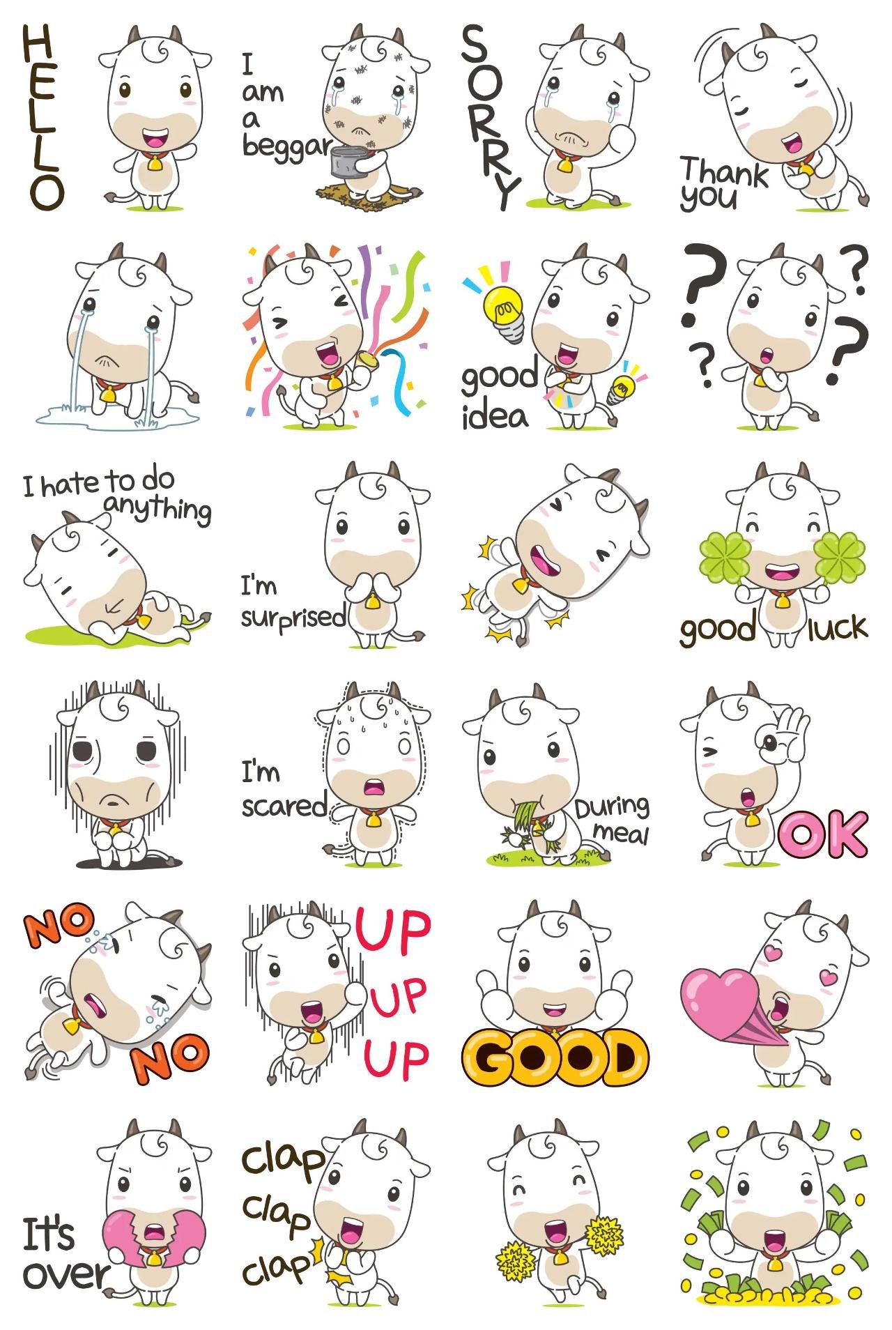 So hot so -english Animation/Cartoon,Animals sticker pack for Whatsapp, Telegram, Signal, and others chatting and message apps