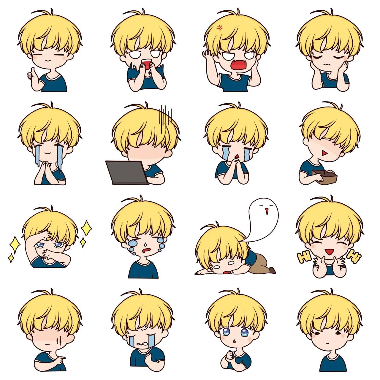 Claude 2 Animation/Cartoon,People sticker pack for Whatsapp, Telegram, Signal, and others chatting and message apps